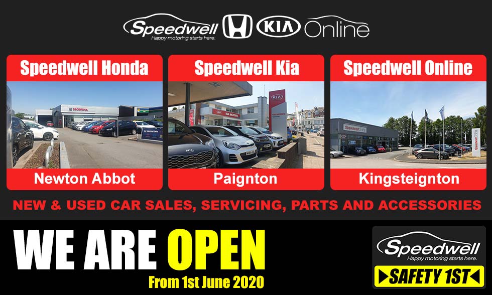 Speedwell are re-opening June 1st with safety first in mind